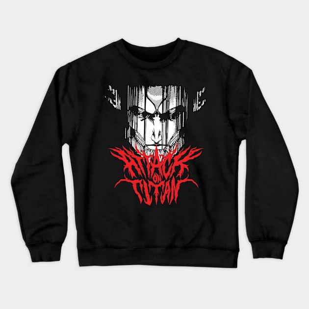 Founding Titan Fanart Crewneck Sweatshirt by Planet of Tees